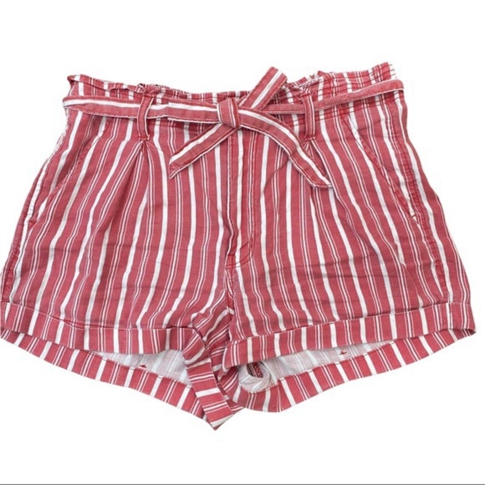 american eagle stripe tie shorts